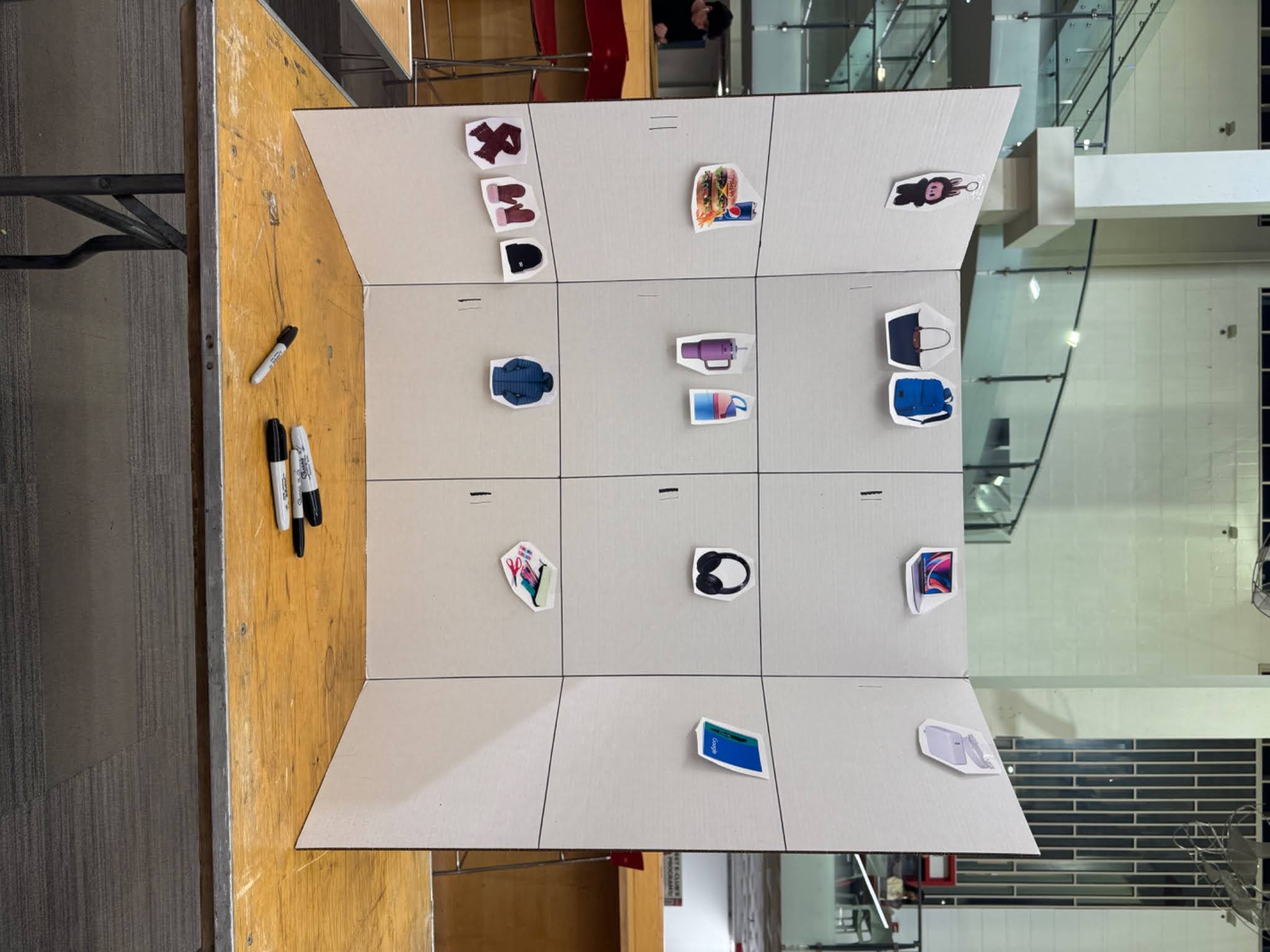 Choropleth-style map of Curry Student Center, Day 1
